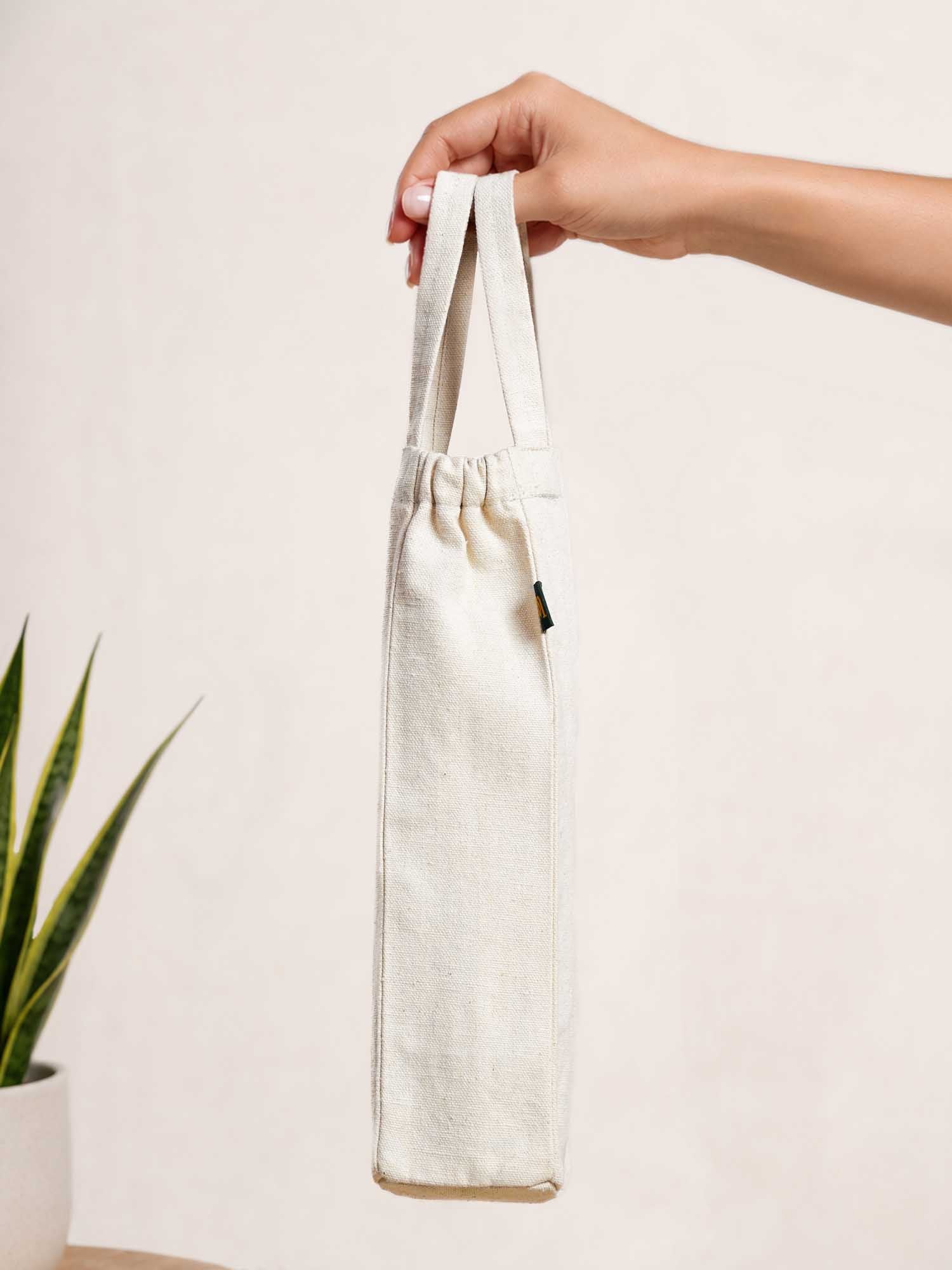 Off White Clasic Water Bottle Holder