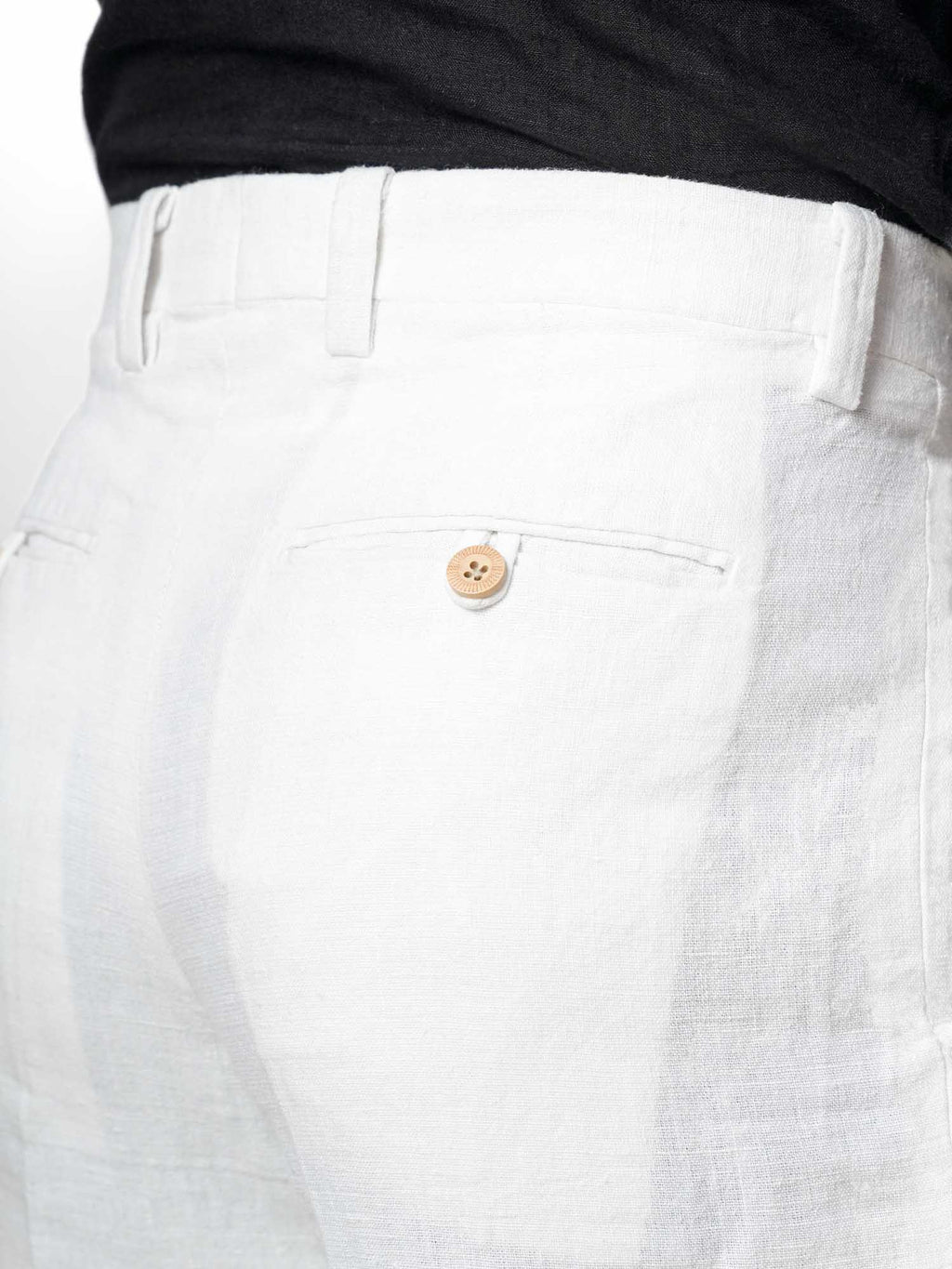 White Linen Men's Pant
