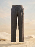 Charcoal Grey Linen Men's Pant