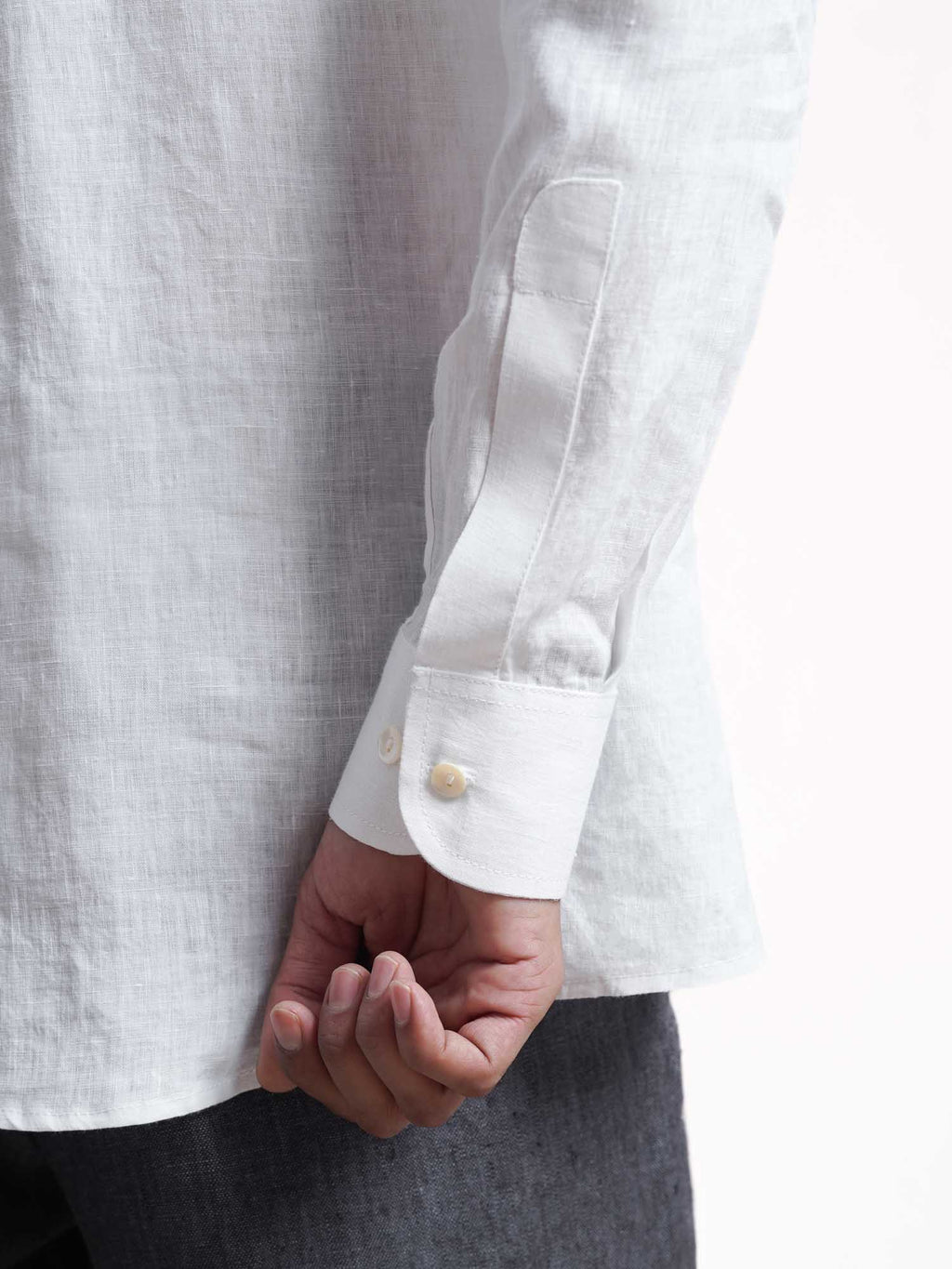 White Linen Men’s Shirt