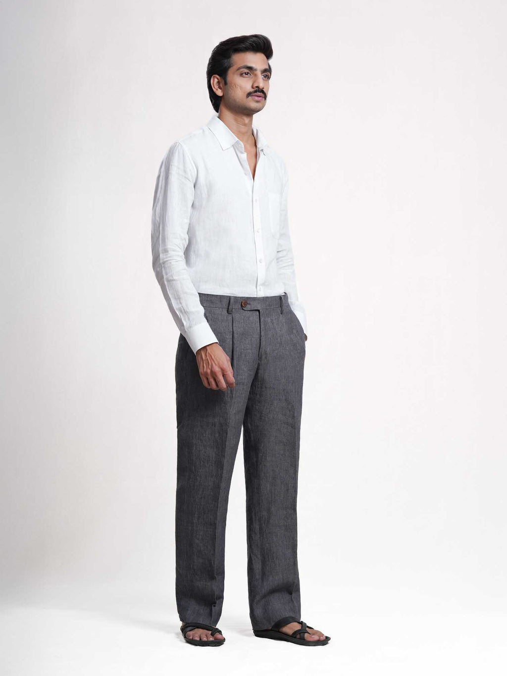 White Linen Men’s Shirt
