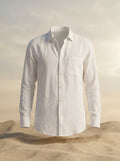 White Linen Men’s Shirt